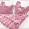 imageGRACE KARIN Girls Formal Sequin Sparkly Dress Kids Fancy Cocktail Party Birthday Pageant Christmas Dresses Size 614YLight Pink