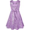 imageGRACE KARIN Girls Formal Sequin Sparkly Dress Kids Fancy Cocktail Party Birthday Pageant Christmas Dresses Size 614YPurple