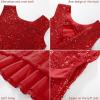 imageGRACE KARIN Girls Formal Sequin Sparkly Dress Kids Fancy Cocktail Party Birthday Pageant Christmas Dresses Size 614YRed