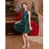 imageGRACE KARIN Girls Sequin Party Dress Sparkly Formal Birthday Special Occasion Kids Fancy Pageant Teen Dresses Size 614Colorful Green
