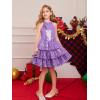 imageGRACE KARIN Girls Sequin Party Dress Sparkly Formal Birthday Special Occasion Kids Fancy Pageant Teen Dresses Size 614Purple