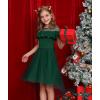 imageGRACE KARIN Girls Wedding Party Formal Dress Junior Bridemaid Dresses fo Teens Tulle High Low Dress Size 714Green