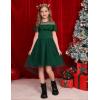 imageGRACE KARIN Girls Wedding Party Formal Dress Junior Bridemaid Dresses fo Teens Tulle High Low Dress Size 714Green