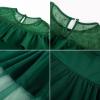 imageGRACE KARIN Girls Wedding Party Formal Dress Junior Bridemaid Dresses fo Teens Tulle High Low Dress Size 714Green