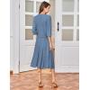imageGRACE KARIN Mother of The Bride Dress with 34 Sleeves Cardigan Stretchy Lace 2 Pieces Wedding Guest Sequins DressesBlue