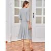 imageGRACE KARIN Mother of The Bride Dress with 34 Sleeves Cardigan Stretchy Lace 2 Pieces Wedding Guest Sequins DressesLight Gray