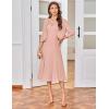imageGRACE KARIN Mother of The Bride Dress with 34 Sleeves Cardigan Stretchy Lace 2 Pieces Wedding Guest Sequins DressesPink