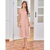 imageGRACE KARIN Mother of The Bride Dress with 34 Sleeves Cardigan Stretchy Lace 2 Pieces Wedding Guest Sequins DressesPink