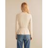 imageGRACE KARIN Women 2025 Button Down Lightweight Cardigan Casual Open Front Sweater Crochet Tops Knitted CoatApricot