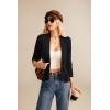 imageGRACE KARIN Women 2025 Button Down Lightweight Cardigan Casual Open Front Sweater Crochet Tops Knitted CoatBlack