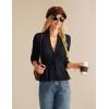 imageGRACE KARIN Women 2025 Button Down Lightweight Cardigan Casual Open Front Sweater Crochet Tops Knitted CoatBlack