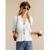 imageGRACE KARIN Women 2025 Button Down Lightweight Cardigan Casual Open Front Sweater Crochet Tops Knitted CoatBright White
