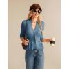 imageGRACE KARIN Women 2025 Button Down Lightweight Cardigan Casual Open Front Sweater Crochet Tops Knitted CoatGray Blue