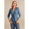 imageGRACE KARIN Women 2025 Button Down Lightweight Cardigan Casual Open Front Sweater Crochet Tops Knitted CoatGray Blue
