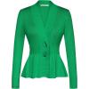 imageGRACE KARIN Women 2025 Button Down Lightweight Cardigan Casual Open Front Sweater Crochet Tops Knitted CoatGreen