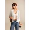 imageGRACE KARIN Women 2025 Button Down Lightweight Cardigan Casual Open Front Sweater Crochet Tops Knitted CoatWhite