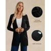 imageGRACE KARIN Women Long Sleeve Lightweight Cardigan Open Front Long Cardigan Sweaters Fall 2025 Knit Outfits with PocketBlack
