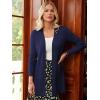 imageGRACE KARIN Women Long Sleeve Lightweight Cardigan Open Front Long Cardigan Sweaters Fall 2025 Knit Outfits with PocketNavy Blue