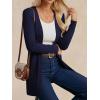 imageGRACE KARIN Women Long Sleeve Lightweight Cardigan Open Front Long Cardigan Sweaters Fall 2025 Knit Outfits with PocketNavy Blue