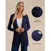 imageGRACE KARIN Women Long Sleeve Lightweight Cardigan Open Front Long Cardigan Sweaters Fall 2025 Knit Outfits with PocketNavy Blue
