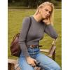 imageGRACE KARIN Womens 100 Merino Wool Sweater  Lightweight Soft ampamp Warm Slim Fit Pullover for Business CasualCoffee