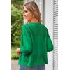 imageGRACE KARIN Womens 2025 Cropped Cardigan 34 Sleeve Lightweight Crochet Shrug HollowedOut Knit Sweater TopsDark Green