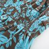 imageGRACE KARIN Womens 2025 Summer Maxi Dress Sleeveless Floral Spaghetti Strap Smocked Boho Beach Long Dress with PocketsBrown Blue