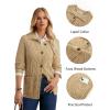 imageGRACE KARIN Womens Fall Long Sleeve Cable Knit Sweater Blazer Button Up Warm Chunky Cardigan Sweaters for Women TrendyKhaki