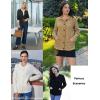 imageGRACE KARIN Womens Fall Long Sleeve Cable Knit Sweater Blazer Button Up Warm Chunky Cardigan Sweaters for Women TrendyKhaki