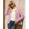 imageGRACE KARIN Womens Long Sleeve Button Up Chunky Cable Knit Cardigan Sweaters 2025 Fall Trendy Cardigans Sweaters JacketPink