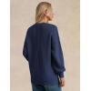 imageGRACE KARIN Womens Oversized Sweaters Casual Long Sleeve Crewneck Sweatshirt 2025 Fall Pullover Sweaters Top OutfitsBlue