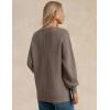 imageGRACE KARIN Womens Oversized Sweaters Casual Long Sleeve Crewneck Sweatshirt 2025 Fall Pullover Sweaters Top OutfitsCoffee