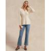 imageGRACE KARIN Womens Peplum Cardigan Wool Blend Button Up Sweaters Long Sleeve Business Casual Ribbed Knit BlazersBeige