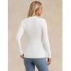 imageGRACE KARIN Womens Peplum Cardigan Wool Blend Button Up Sweaters Long Sleeve Business Casual Ribbed Knit BlazersIvory White