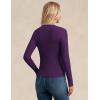 imageGRACE KARIN Womens Soft Knit Cardigan Sweater  Long Sleeve VNeck Button Up for Business Casual ampamp Lounge WearDark Purple
