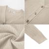 imageGRACE KARIN Womens Soft Knit Cardigan Sweater  Long Sleeve VNeck Button Up for Business Casual ampamp Lounge WearOatmeal
