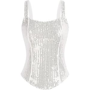 imageGRACE KARIN womens CorsetSilver White