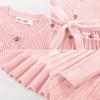 imageGRACE KARIN Girls Fall Sweater Dress Tween Long Sleeve Fashion Button Front Fancy Ruffle Winter Casual Dresses Size 614Pink
