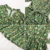 imageGRACE KARIN Girls Long Sleeve Fall Dresses Floral Hawaiian Party Dress for Teen Casual Pleated Outfits Size 614YGreenyellow Floral