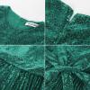 imageGRACE KARIN Girls Sequin Dress Sleeveless Prom Party Formal Graduations Fancy Tween Girls Dresses Size 512Christmas Green