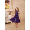 imageGRACE KARIN Girls Sequin Dress Sleeveless Prom Party Formal Graduations Fancy Tween Girls Dresses Size 512Deep Purple