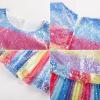 imageGRACE KARIN Girls Sequin Dress Sleeveless Prom Party Formal Graduations Fancy Tween Girls Dresses Size 512Gradientrainbow