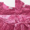 imageGRACE KARIN Girls Sequin Dress Sleeveless Prom Party Formal Graduations Fancy Tween Girls Dresses Size 512Hot Pink