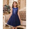 imageGRACE KARIN Girls Sequin Dress Sleeveless Prom Party Formal Graduations Fancy Tween Girls Dresses Size 512Navy Blue