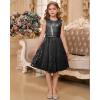 imageGRACE KARIN Girls Sequin Dress Sleeveless Prom Party Formal Graduations Fancy Tween Girls Dresses Size 512Normal Black