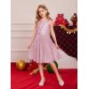 imageGRACE KARIN Girls Sequin Dress Sleeveless Prom Party Formal Graduations Fancy Tween Girls Dresses Size 512Pink
