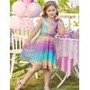 imageGRACE KARIN Girls Sequin Dress Sleeveless Prom Party Formal Graduations Fancy Tween Girls Dresses Size 512Rainbow