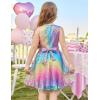 imageGRACE KARIN Girls Sequin Dress Sleeveless Prom Party Formal Graduations Fancy Tween Girls Dresses Size 512Rainbow