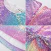 imageGRACE KARIN Girls Sequin Dress Sleeveless Prom Party Formal Graduations Fancy Tween Girls Dresses Size 512Rainbow