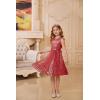 imageGRACE KARIN Girls Sequin Dress Sleeveless Prom Party Formal Graduations Fancy Tween Girls Dresses Size 512Red